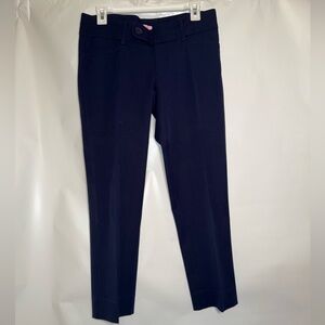 Lilly Pulitzer Luxury Capri Pants Size 4 True Navy Dress Pants Workwear